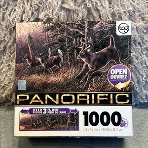 Leaps & Bounds Panorific 1000 Piece TCG puzzle Forest Scene